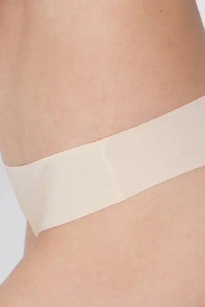 Brasiliana Taglio Vivo in Microfibra Riciclata Donna Avorio miniatura 3