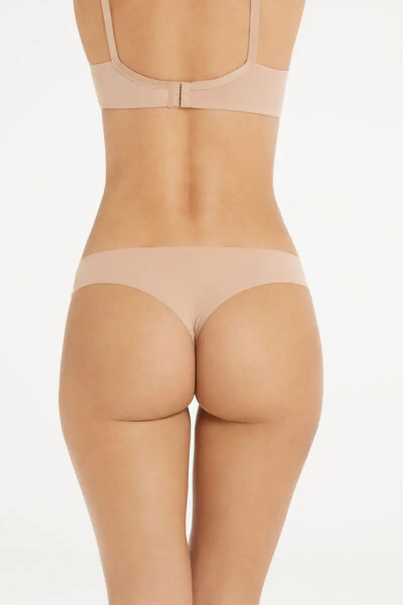 Tezenis Brasiliana Taglio Vivo in Microfibra Riciclata Donna Naturale Taglia L miniatura 2