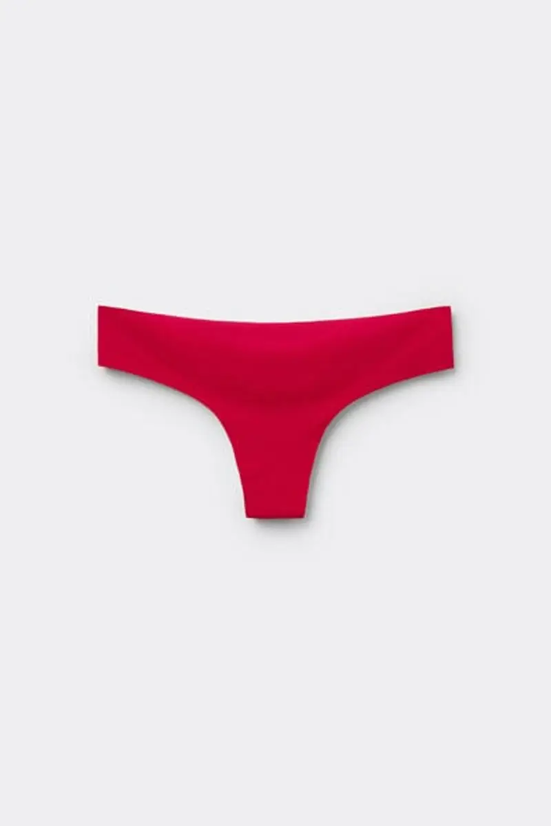 Tezenis Brasiliana Taglio Vivo in Microfibra Riciclata Donna Rosso Taglia M