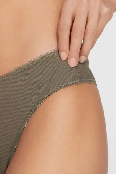 Brasiliano Costine Cotton Cutie Donna Verde miniatura 3