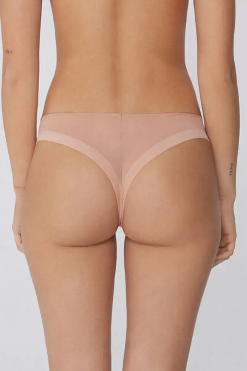 Tezenis Brasiliano Essential Tulle Donna Naturale Taglia S miniatura 2