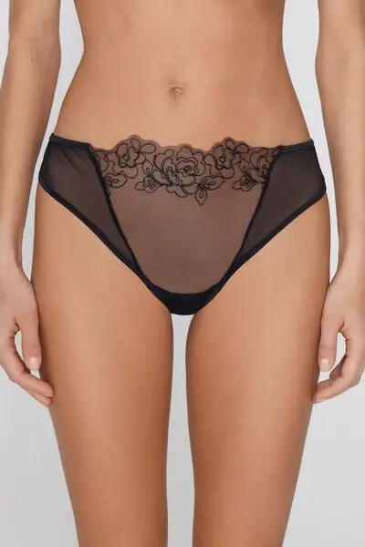 Brasiliano Fleur Noir Donna Nero miniatura 2