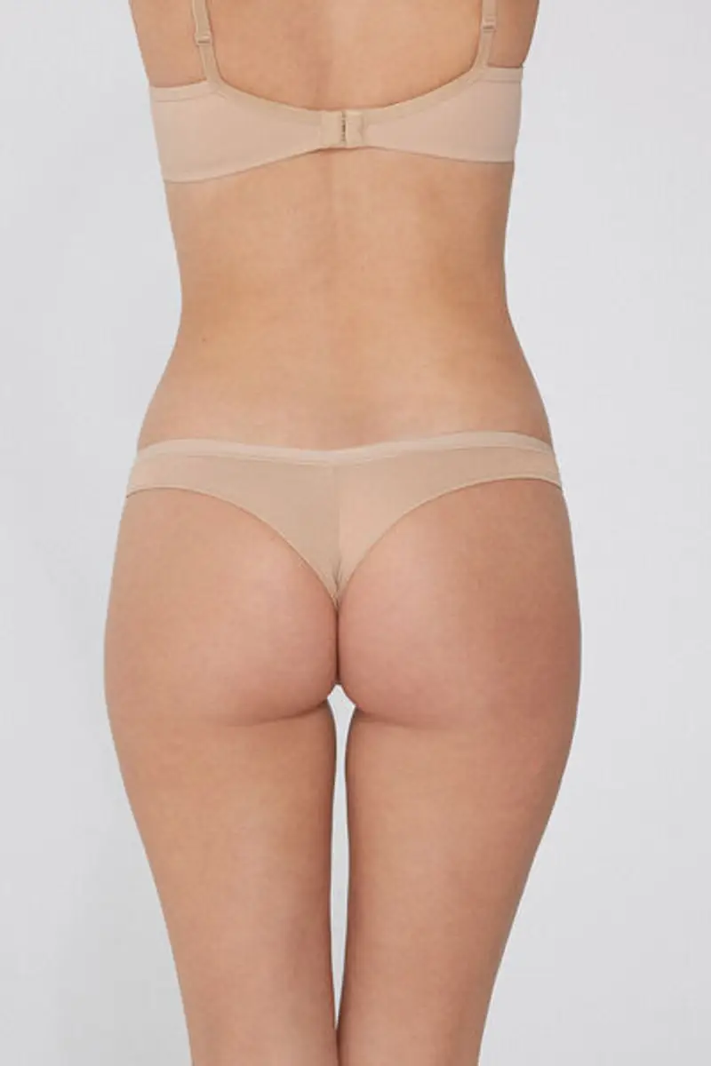 Tezenis Brasiliano in Cotone Organico Tinta Unita Donna Naturale Taglia M miniatura 2