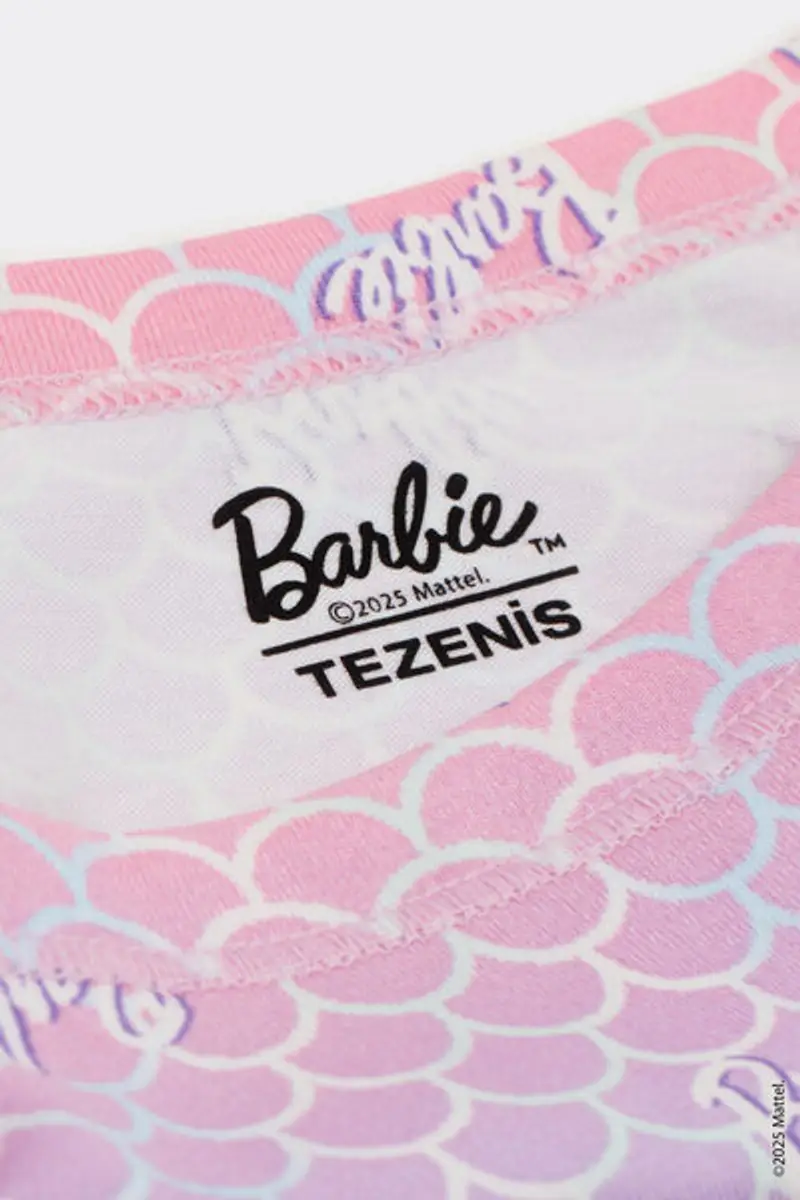 Tezenis Brassiere Bimba in Cotone Stampa Barbie Bambina Azzurro Taglia 10-11 miniatura 2