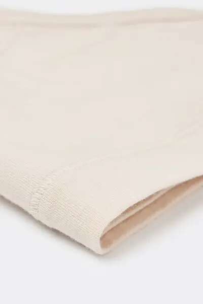 Brassiere in Cotone Basic Bambina Bambina Avorio miniatura 2