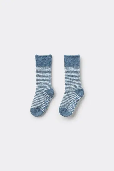 Calzini Antiscivolo Bebè Soft Righe Blu