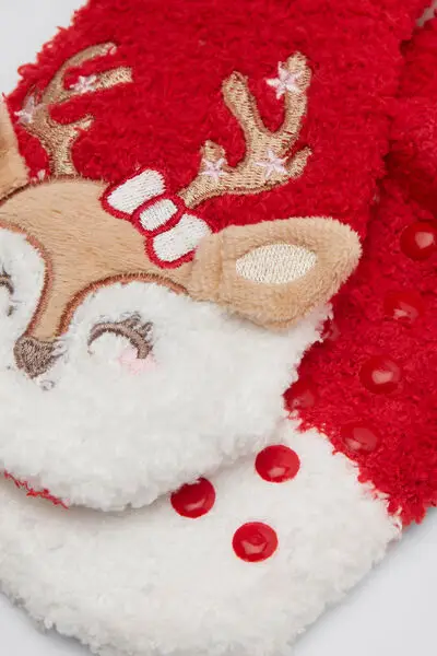 Calzini Antiscivolo Bimba Soft Applicazione Bambina Stampa miniatura 2