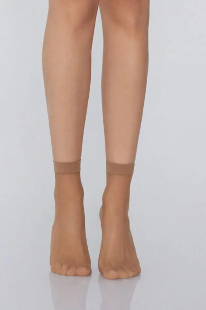 Tezenis Calzini Corti Velati 20 Denari Appearance Donna Naturale Taglia TU