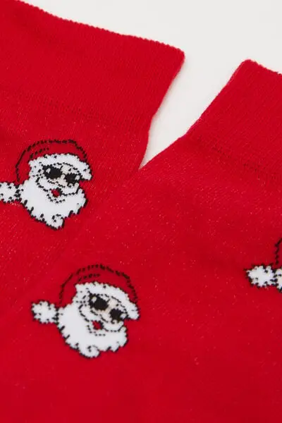 Calzini Semi Corti in Cotone Fantasia Uomo Uomo Stampa miniatura 2