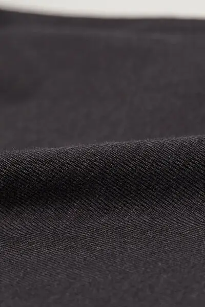 Canotta in Cotone con Spalline Sottili e Scollo Tondo Bambina Bambina Nero miniatura 3