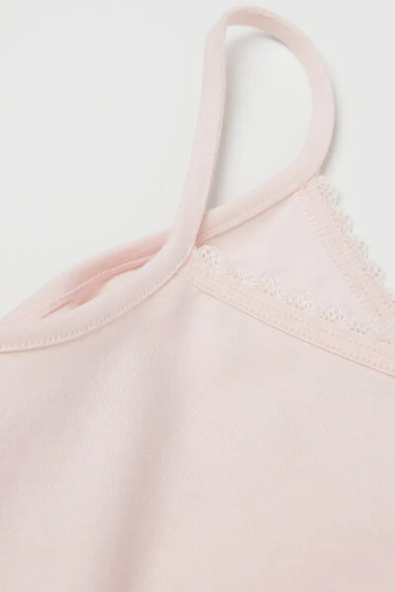 Tezenis Canotta in Cotone con Spalline Sottili e Scollo Tondo Bambina Bambina Rosa Taglia 10-11 miniatura 2
