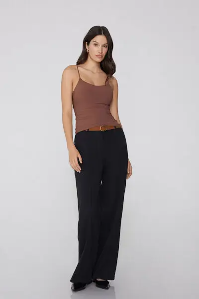 Canotta Spalline Regolabili Natural Lifting 2 in 1 Donna Marrone miniatura 3