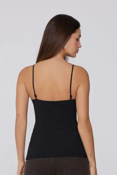 Canotta Spalline Regolabili Natural Lifting 2 in 1 Donna Nero miniatura 2