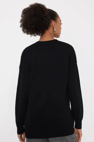 Tezenis Cardigan Donna Nero 4223696 miniatura 2