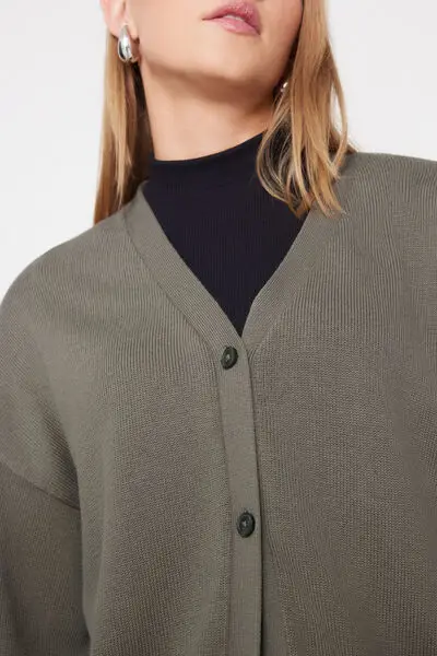 Tezenis Cardigan Donna Verde 4254273 miniatura 3