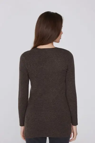 Tezenis Cardigan Donna Marrone 3936030 miniatura 2