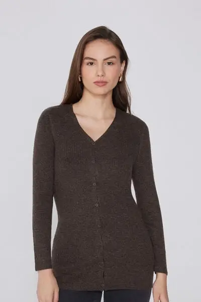 Tezenis Cardigan Donna Marrone 3936030