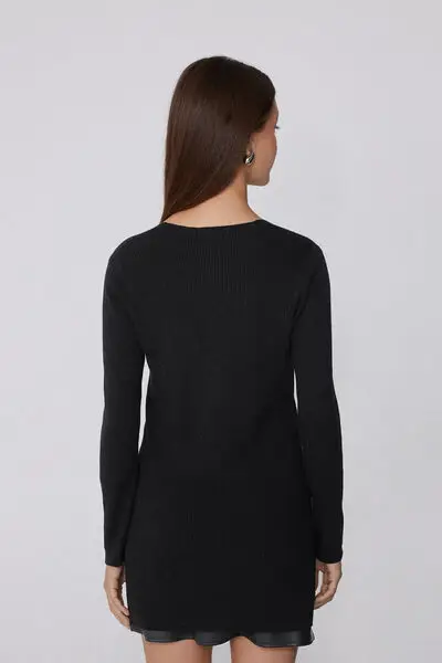 Tezenis Cardigan Donna Nero 3936031 miniatura 2