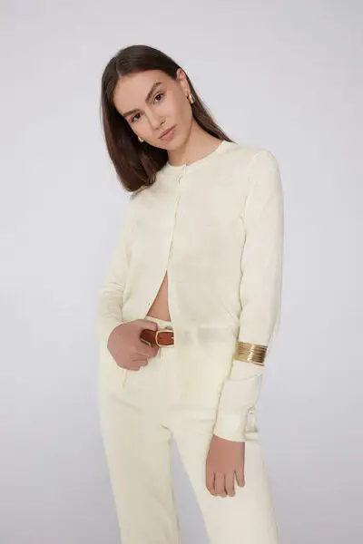 Tezenis Cardigan Donna Bianco 3936045 miniatura 3