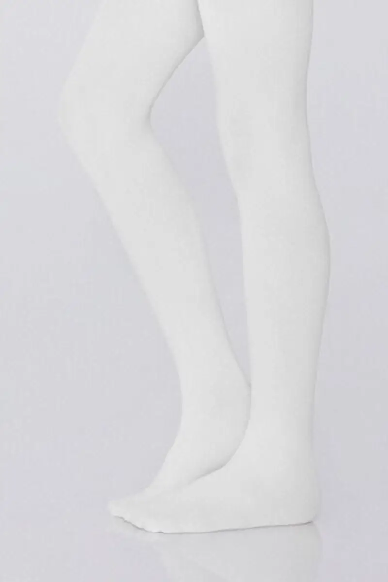 Tezenis Collant Coprente Bimba 50 Denari Bambina Bianco Taglia 10-13