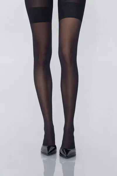 Collant Effetto Modellante 40 Denari Donna Nero miniatura 2