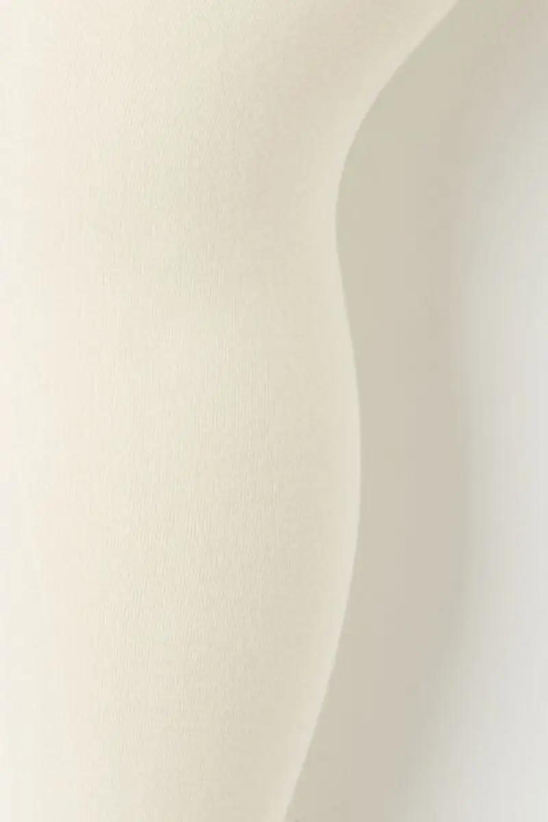 Tezenis Collant in Cotone Basico Bambina Bambina Avorio Taglia 10-13 miniatura 2