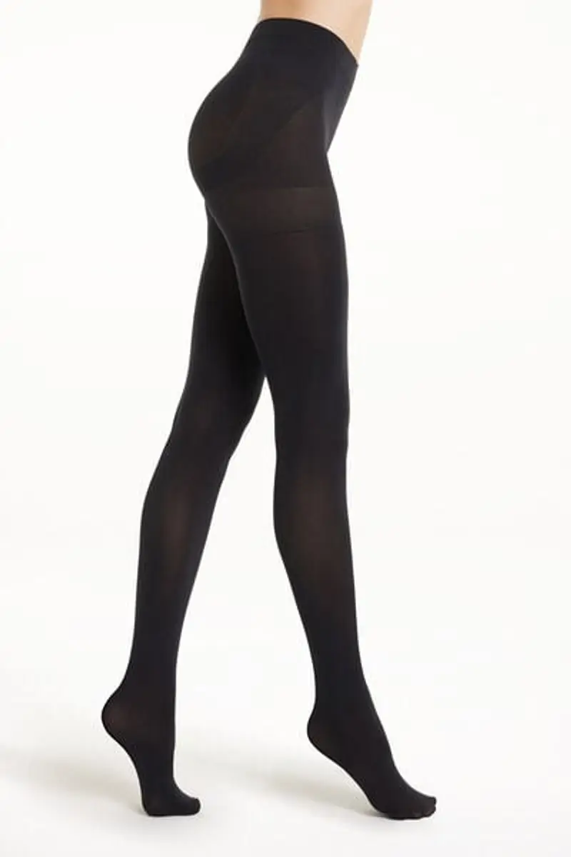Tezenis Collant Push-Up 50 Den Donna Nero Taglia M