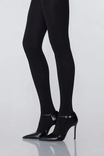 Collant Termico Donna Nero miniatura 2