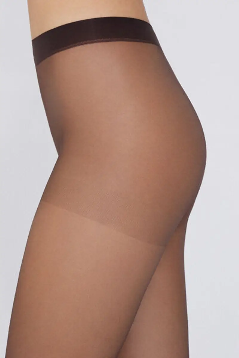 Tezenis Collant Velati 20 Denari Appearance Donna Marrone Taglia L miniatura 2