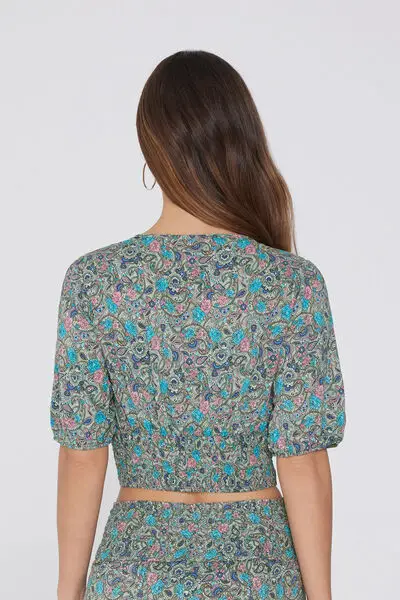 Tezenis Top Donna Azzurro 3965206 miniatura 2