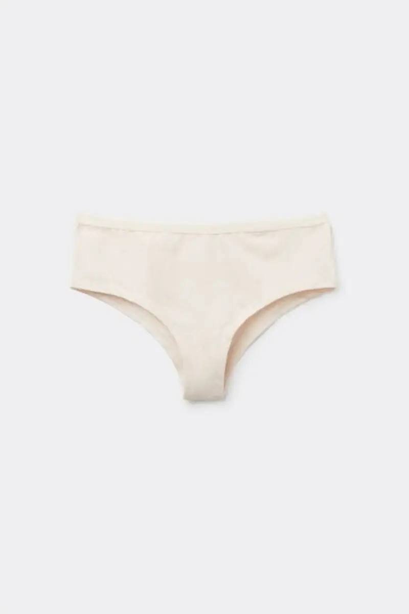 Tezenis Culotte in Cotone Organico Donna Avorio Taglia L