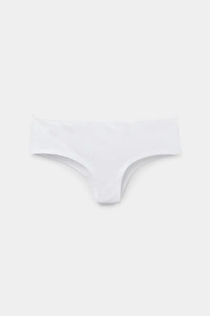 Tezenis Culotte in Cotone Organico Donna Bianco Taglia L