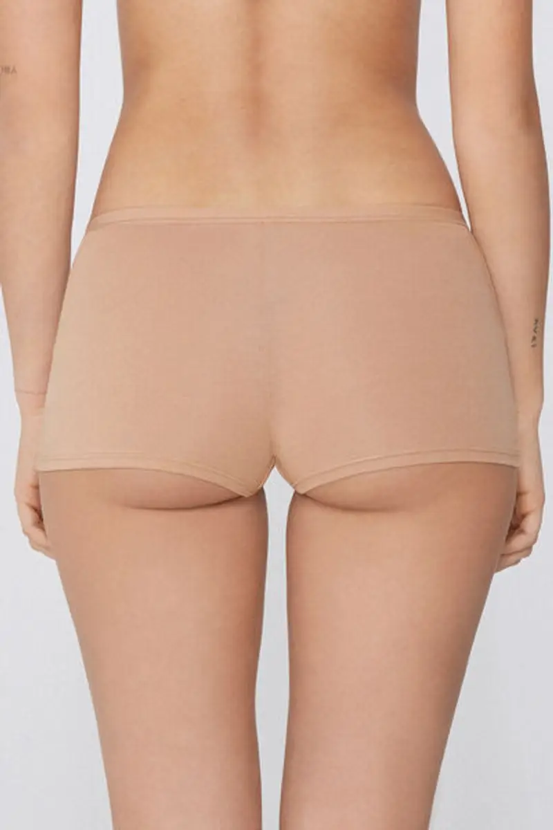 Tezenis Culotte Pantaloncino Cotone Organico Donna Naturale Taglia L miniatura 2