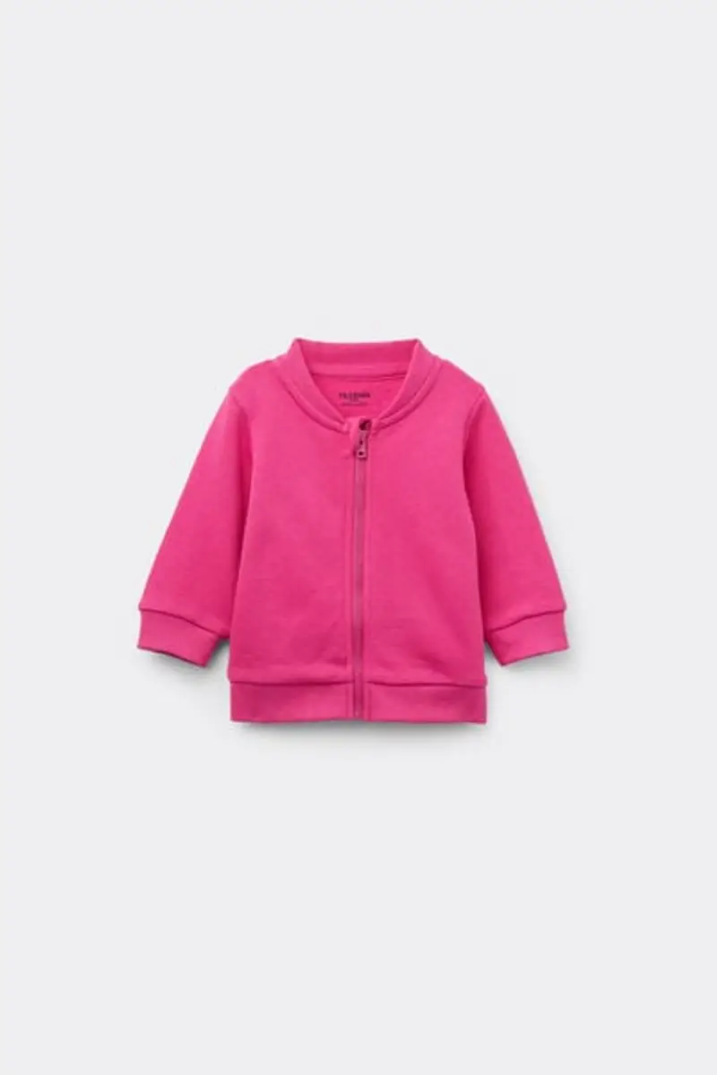Tezenis Felpa con Zip e Cappuccio Cotone Baby Rosa Taglia 0-3