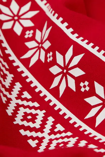 Felpa Girocollo con Fantasia Natalizia Unisex Donna Stampa miniatura 3