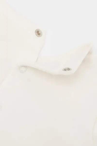 Felpa Girocollo Cotone Stampato Baby Avorio miniatura 2