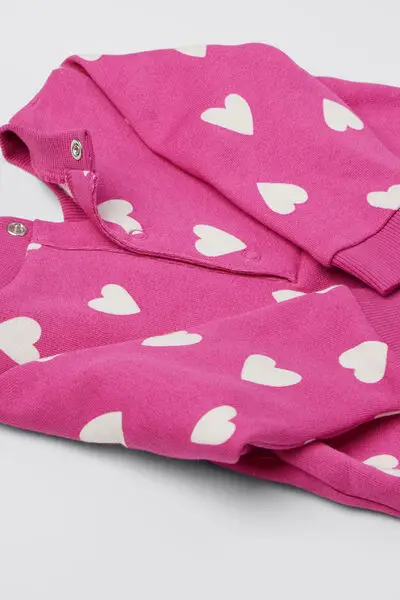 Felpa Girocollo Cotone Stampato Baby Stampa miniatura 3