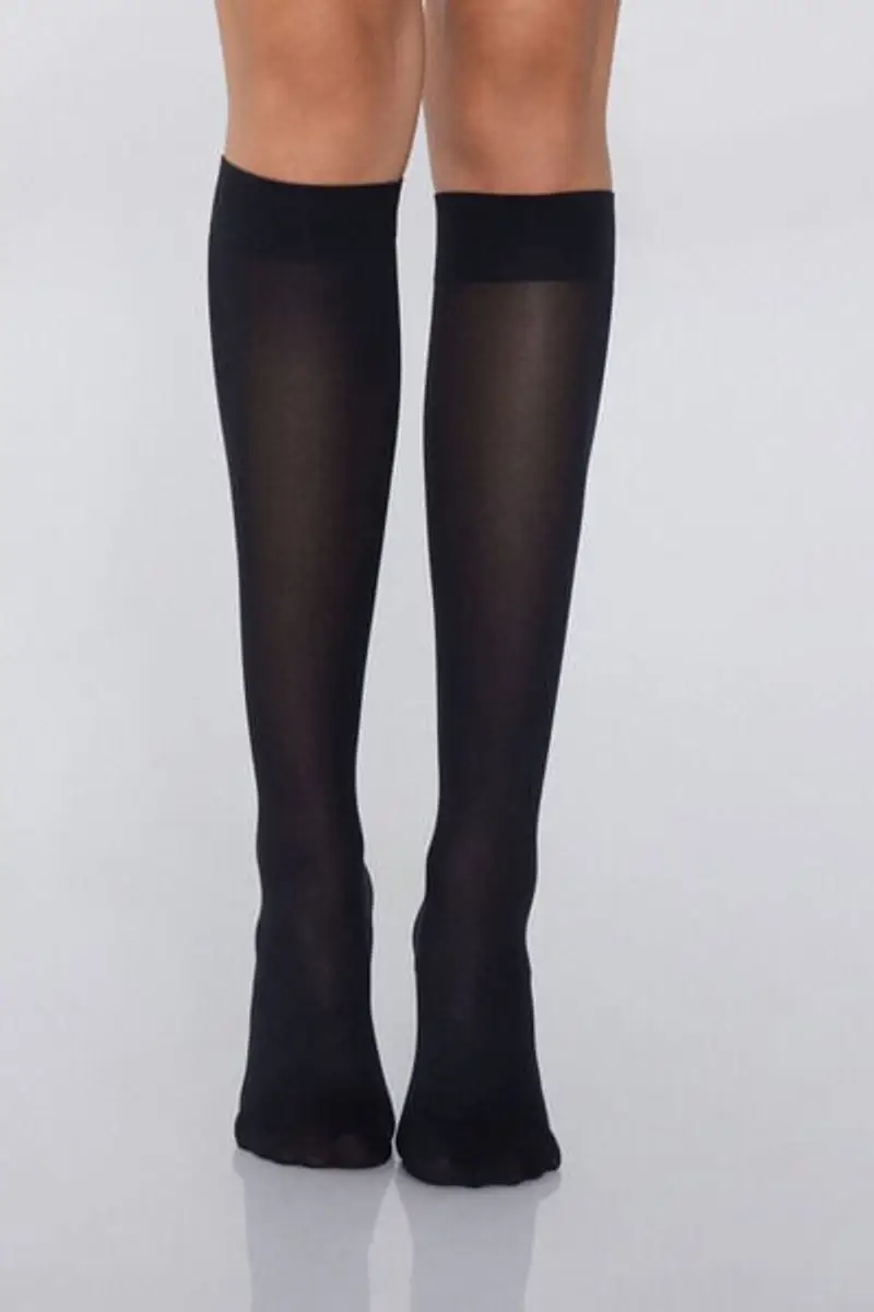 Tezenis Gambaletti in Microfibra Soft 50 Denari Donna Nero Taglia TU