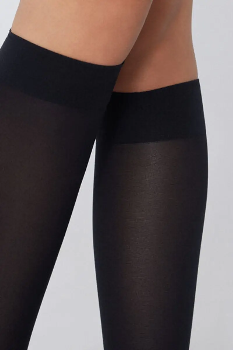 Tezenis Gambaletti in Microfibra Soft 50 Denari Donna Nero Taglia TU miniatura 2