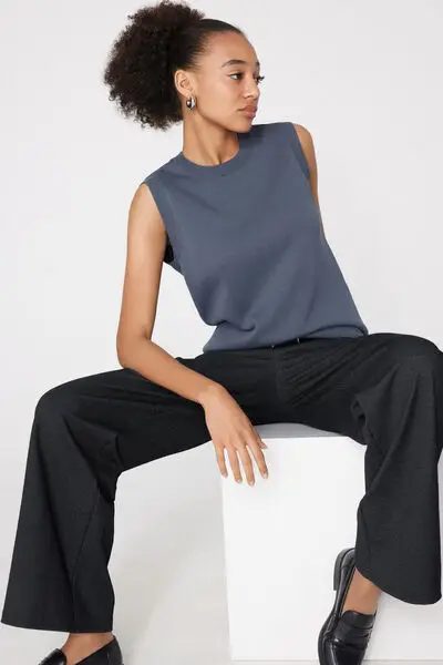 Tezenis Gilet Donna Blu 4223684 miniatura 3