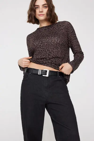 Tezenis Jeans Donna Nero 4331437 miniatura 3