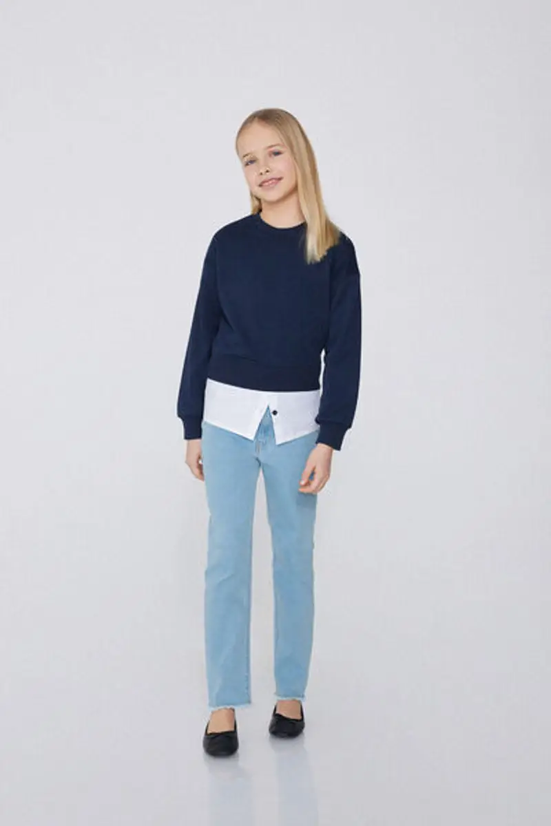 Tezenis Jeans Bambina Azzurro 1084278 miniatura 2