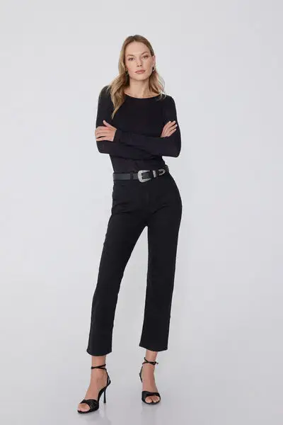 Tezenis Jeans Donna Nero 4192861 miniatura 3