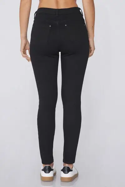 Tezenis Jeggings Donna Nero 4179610 miniatura 2