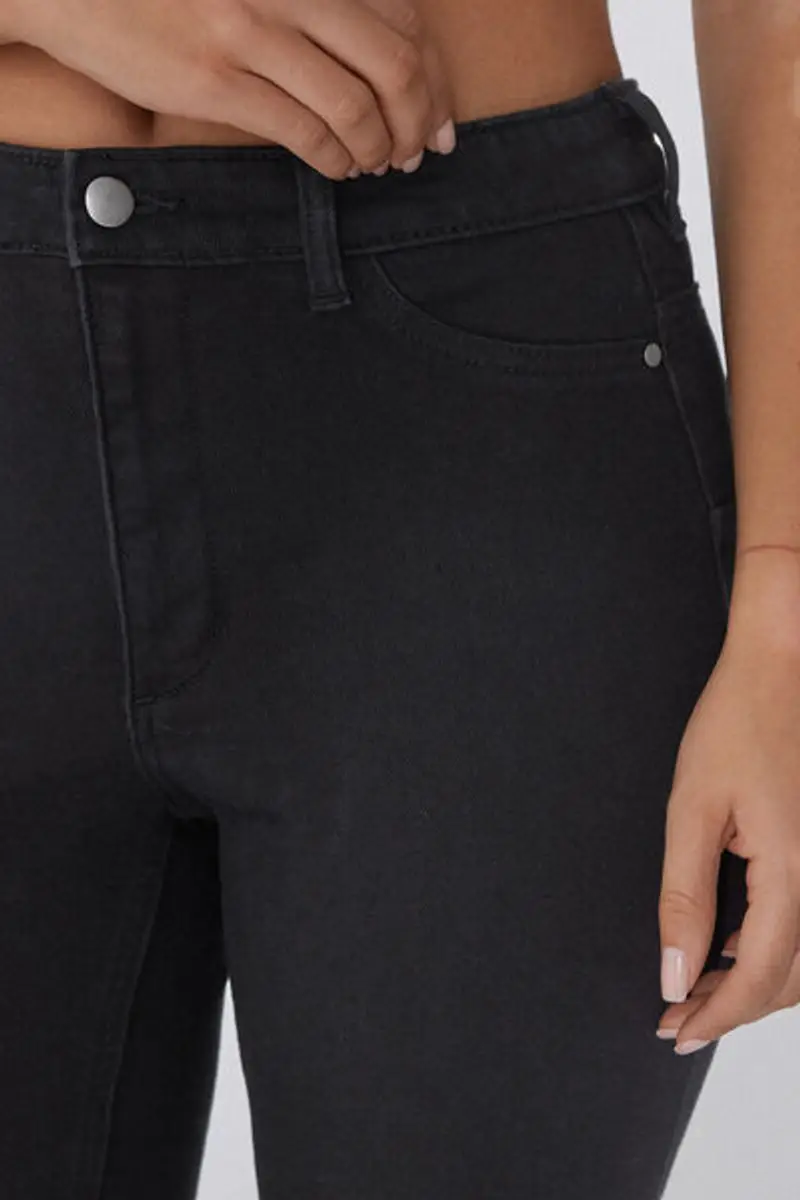 Tezenis Jeggings Donna Nero 1998610 miniatura 3