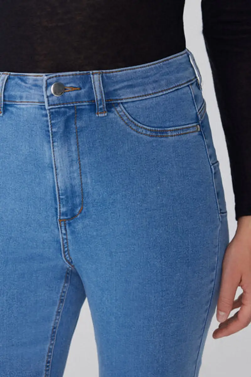 Tezenis Jeggings Donna Blu 1998608 miniatura 3