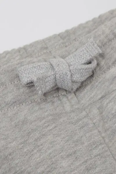 Jogger Cargo in Felpa Pesante Bimbo Bambino Grigio miniatura 2