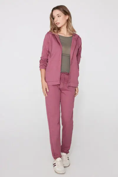 Tezenis Jogger Donna Rosa con Tasche a Filetto e Coulisse miniatura 3