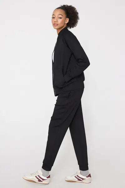 Jogger Soft Touch Donna Nero