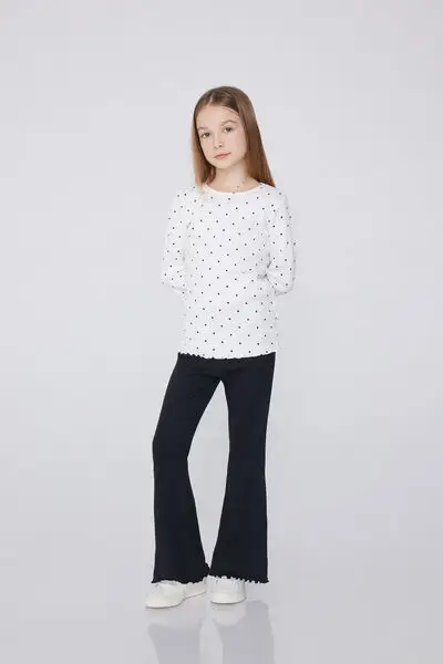 Tezenis Leggings Bambina Nero 4115803 miniatura 3